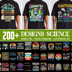 200+ Designs Science Bundle Png, Chemistry Png, Science Lover Png, Retro Science Png, Science Teacher Png,Science Student Png,Commercial Use