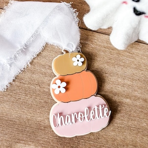 Halloween Basket Tag, Pumpkin Tag, Halloween Name Tag, Boo Basket Tag, Personalized Name Tag, Halloween Tags, Boo Basket Tags, Wood Name Tag