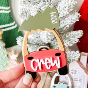 Cozy Coupe Ornament, Personalized Kids Ornament, Christmas Tree Cozy Coupe, Car Ornament, Kids Car Ornament, Baby&#39;s First Christmas