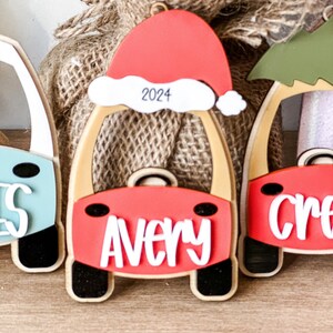 Cozy Coupe Ornament, Personalized Kids Ornament, My First Christmas, Car Ornament, Kids Car Ornament, Baby&#39;s 1st Christmas, Cozy Coupe Santa