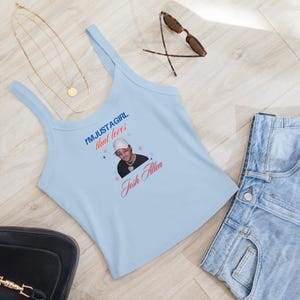 I&#39;m Just a Girl That Loves Josh allen Tank micro-rib tank top