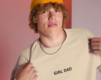 GIRL DAD Embroidered Sweatshirt