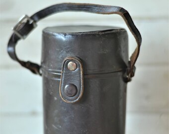 Vintage Lens Case, Leather Lens Case, Unique Storage Solution