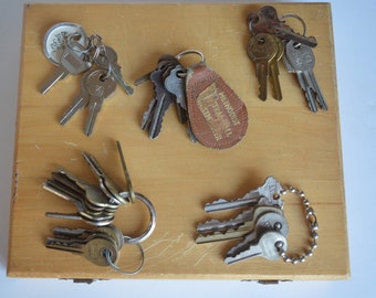 Retro Key Collection - Lost and Found Key Chains - Key Collectibles