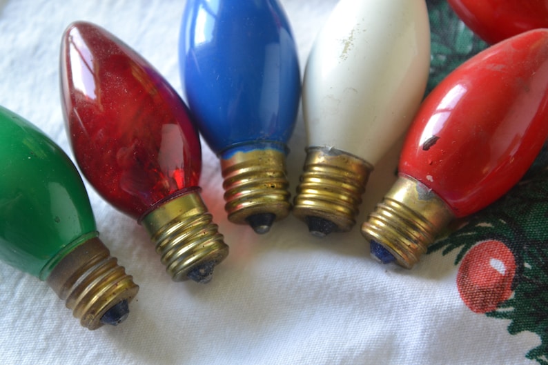 C9 Christmas Bulb Collection Retro Christmas Lights Etsy