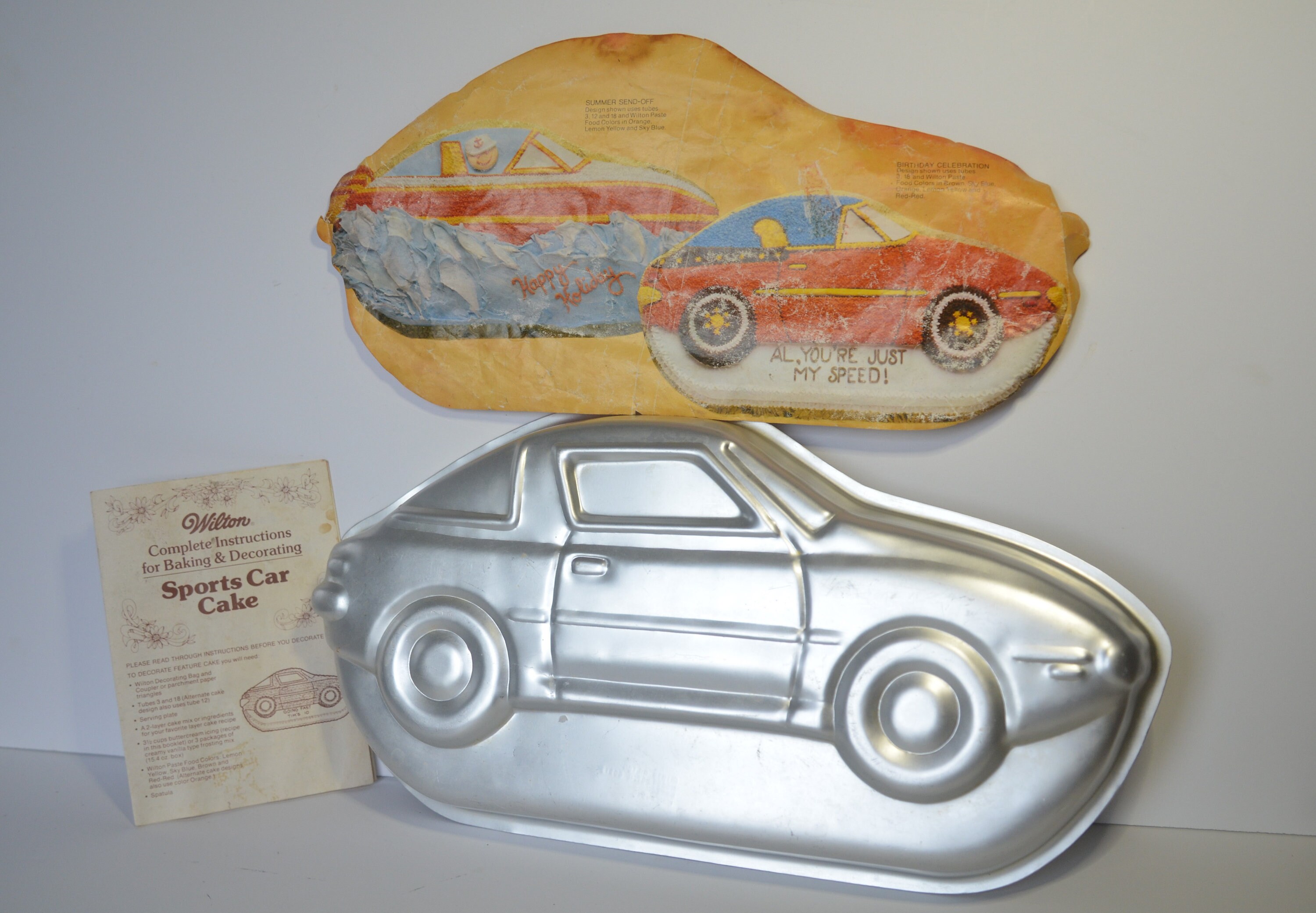 Wilton Novelty Cake Pan-Lightning Mcqueen 13.75X6.25X2.75