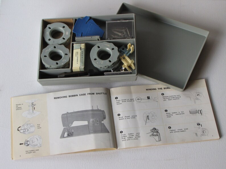 Sears Kenmore Sewing Machine Accessory Box Etsy