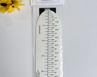 The Sock Ruler | Must-Have Tool for Sock Makers | Easy Sizing & Measuring