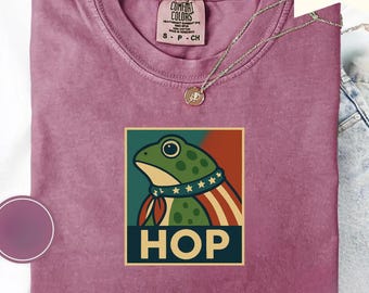 Portland Frog Hop Protest Tee, Funny Design (Instant Download)