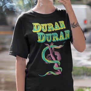 Duran Duran T-Shirt, Vintage 80s Band Tee, Retro Music Shirt, New Wave Graphic Tee, 80s Rock Concert Shirt, Classic Rock Band Merch, Unisex
