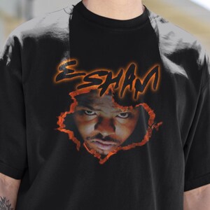 Camiseta Esham, Lost Vault 1, rap horrorcore de Detroit de los 90, camiseta desgastada vintage
