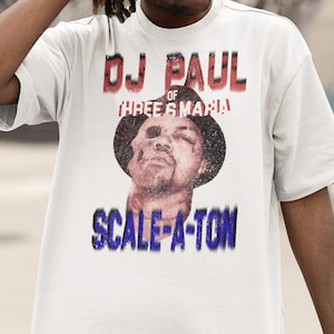 Vintage DJ Paul Tee | Three 6 Mafia | Skeleton | Memphis Hip Hop | Distressed Unisex Cotton T-Shirt