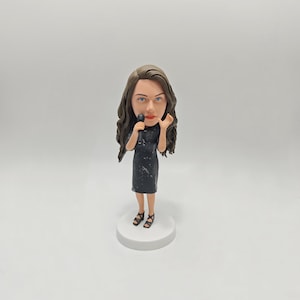 Custom Singer Bobblehead: Personalized Performer Figurine, Music Lover Gift