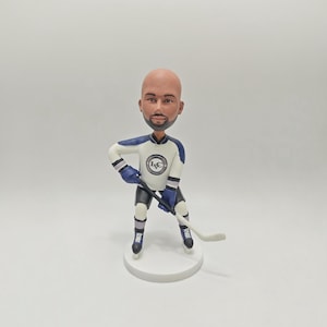 Custom Bobblehead Hockey Player, Custom Hockey Player Bobbleheads, Create Your Own Hockey Player Bobblehead, Gift For Young Hockey Players