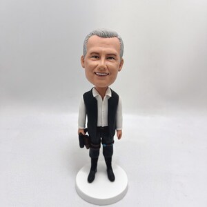 Custom Grandpa bobblehead personalized memorial gift, pure handmade for grandpa&#39;s birthday gift,creative handmade souvenirs.