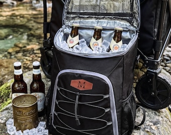 Zaino termico personalizzato per testimoni dello sposo, borsa termica isolata per esterni, borsa frigo per birra da golf