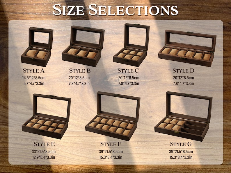 Custom Engraved Watch Box, Personalized Watch Case for Men, Anniversary Gifts for Dad Husband Boyfriend, Watch Storage Case image 6