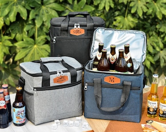 Bolsa térmica personalizada para padrinos de boda, regalos para padrinos de boda, bolsa térmica para cerveza personalizada, bolsa térmica para almuerzo, regalo para despedida de soltero, regalo para padrino de boda, regalo para él