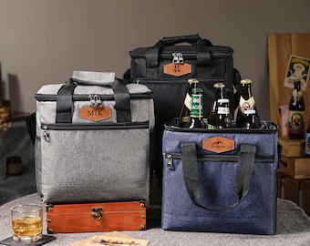 Bolsa térmica personalizada para padrinos de boda, regalos para padrinos de boda, bolsa térmica para cerveza personalizada, bolsa térmica para almuerzo, bolsa para picnic al aire libre, regalo para padrinos de boda, regalo para él