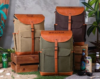 Personalized Groomsmen Cooler Backpack,Custom Lunch Cooler Bag,Wedding Party Gift,Best Man Gifts,Bachelor Party Gift,Gift for Him