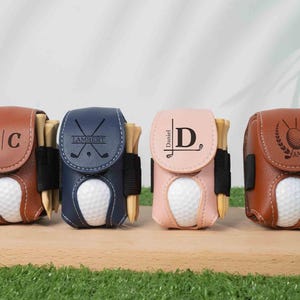 Sac pour balles de golf personnalisé,Sac pour balles de golf en cuir,Mini sac pour balles de golf,Porte-balles de golf,Sac de golf,Pochette de golf en cuir,Sac pour balles de golf,Cadeaux pour lui