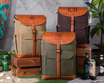 Personalized Groomsmen Cooler Backpack, Custom Lunch Cooler Bag, Wedding Party Gift, Best Man Gifts, Bachelor Party Gift, Gift for Him