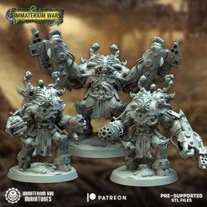 Immaterium God Miniatures - Desert Scavengers Vol.2 - SCAVENGER DESTROYERS 3d Resin Printed