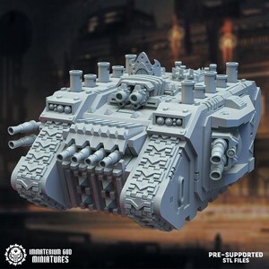 Immaterium God Miniatures - Heirs of the Dark Foundry Vol.3 - MECHATANK 3d Resin Printed