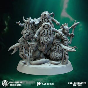 Immaterium God Miniatures - Echoes from the Abyss - DEPTHLINGS GANG 3d Resin Printed