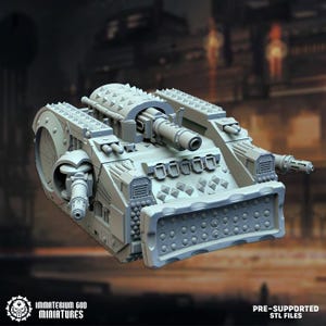 Immaterium God Miniatures - Heirs of the Dark Foundry Vol.1 - BANEBOMBER TANK 3d Resin Printed