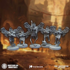 Immaterium God Miniatures - Court of Corruption Vol.2 - INFERNAL LIBERATORS 3d Resin Printed