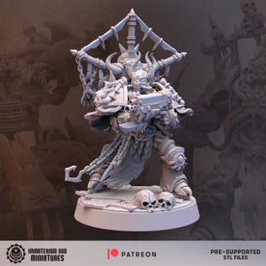 Immaterium God Miniatures - Drakka Warband SCAVENGER SHOOTER 3d Resin Printed