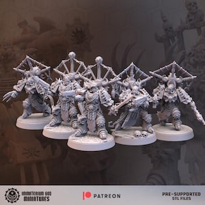 Immaterium God Miniatures - Desert Scavengers Vol.3 -  SCAVENGERS-EXECUTORS 3d Resin Printed