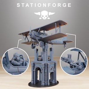 Station Forge - GRIMGUARD SF-14A BIPLANE  3d Resin Printed