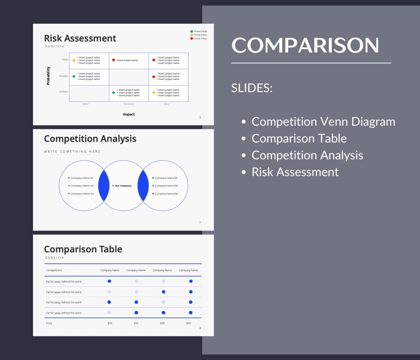 Data Visualization Powerpoint Templates for Management Consultants ...