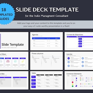Consultant Basic Presentation Template | PowerPoint Presentation | C-Suite PowerPoint | Business Meeting PowerPoint | PowerPoint Template