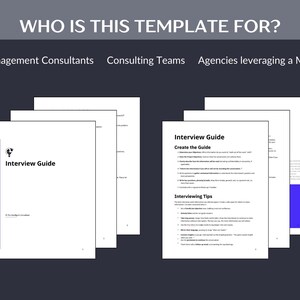Interview Guide Template for Consultants | Interviewing Tips | Key ...