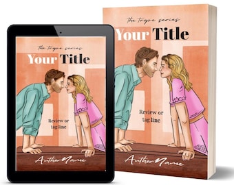 Premade Book Cover, Romance (Orange)
