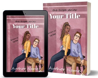 Premade Book Cover, Romance (Maroon)