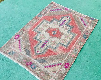 58.5×156 \"至福の喜び\" ViNTAGE TURKiSH RUG 5x13 Runner Rugs, Turkish Rug, Vintage Rug, Antique Felt