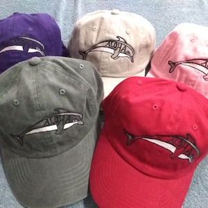 embroidered ballcaps by hopper&#39;s art