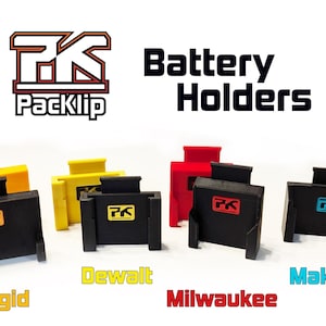 PacKlip Battery Holders
