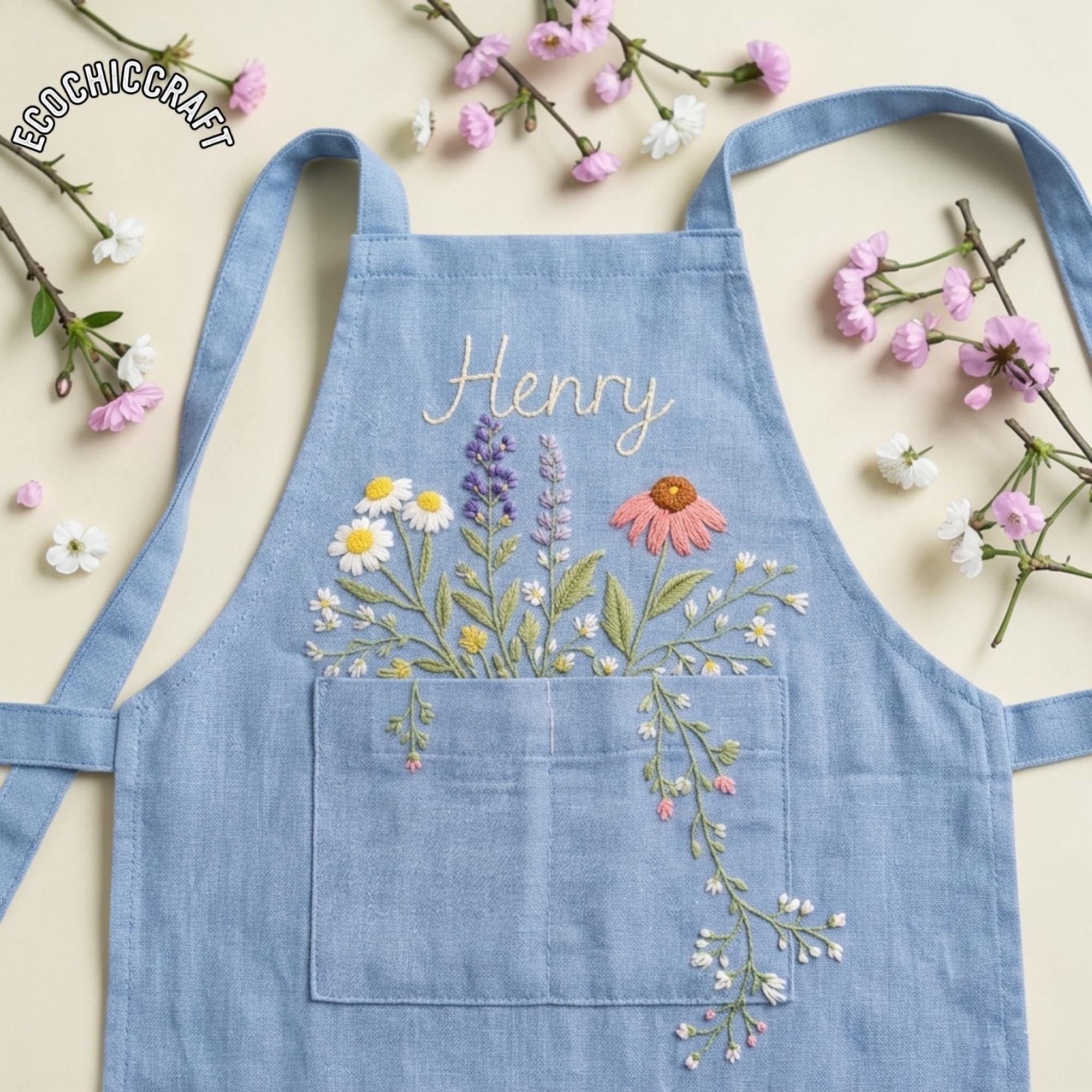 ラベンダーのエプロン - Etsy 日本
