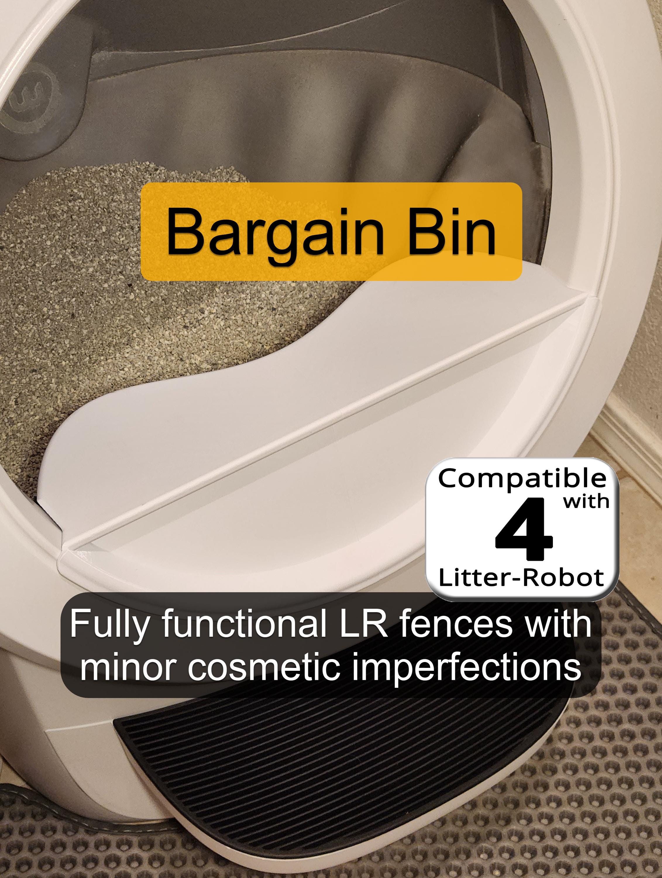 Bargain Bin - Litter-robot 4 Tall Fence Deep Shield - Deep Front