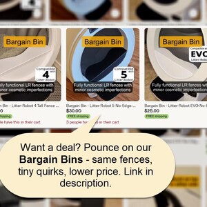 Litter-Robot 5 No-Edge-Mess Fence - Stops Edge Mess & Litter Tracking with Deep Top Platform - Litter Blocker - Third-party Accessory afbeelding 2