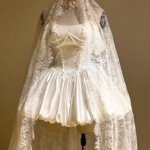 short wedding dress etsy LAM Dress Short Wedding Dress Lace Tulle Ruffle Skirt, Halter Mini Bridal Dress, Custom Dress, Plus Size, Lace Wedding Dress, Bridal Dress
