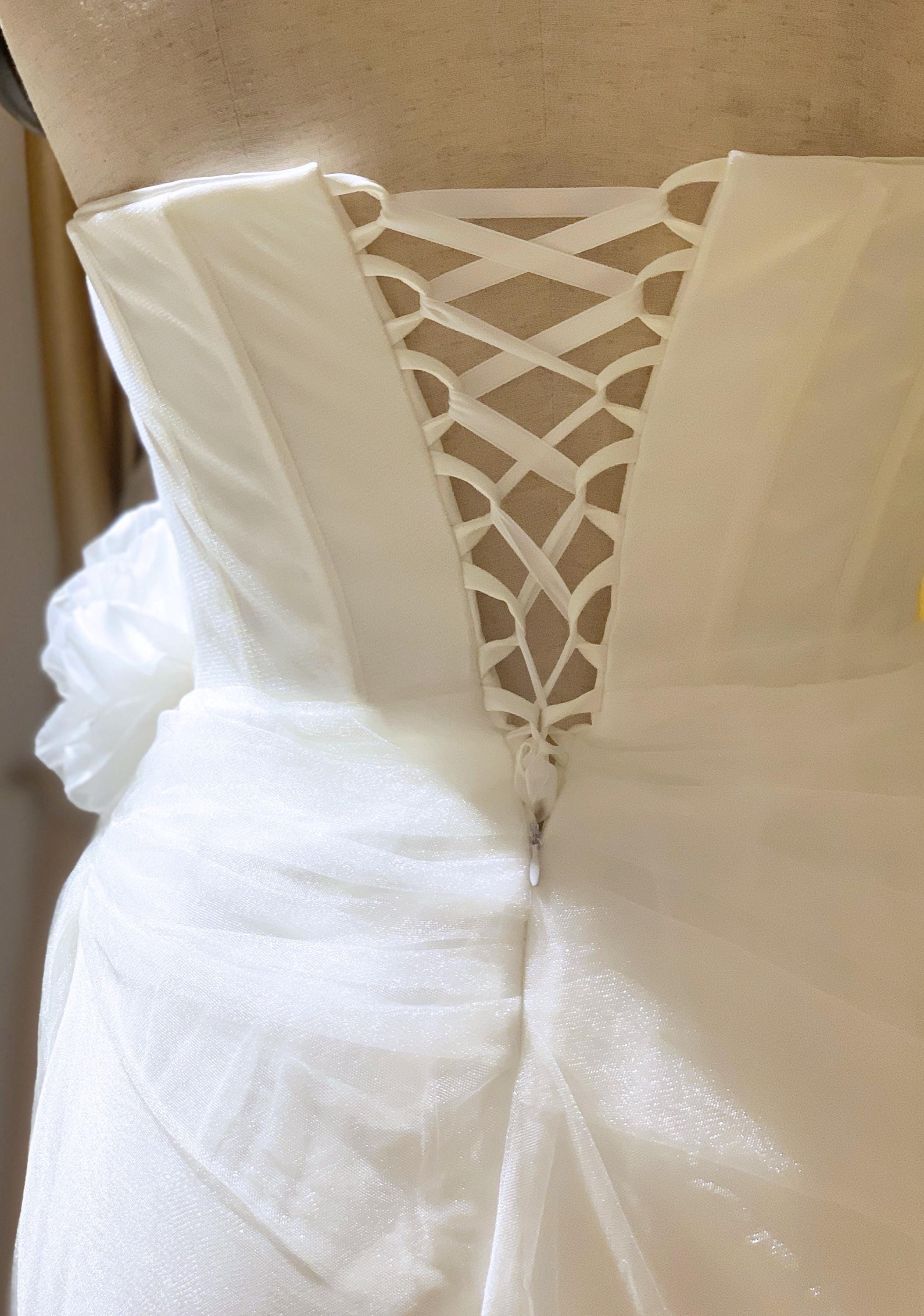 corset back wedding dress alteration What to do when a wedding dress needs a corset back alteration?