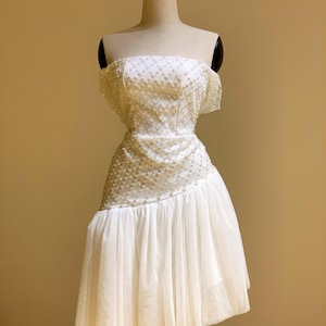 Elopement Kleid / Brautdusche Kleid / Empfang Kleid / Verlobungsfeier Kleid / Kurzes Hochzeit Kleid / Probe-Dinner-Kleid