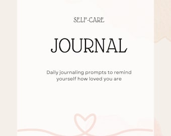 Mental Health Journal Digital Download – Self-Care Workbook with Prompts for Healing and Growth