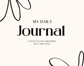 Grounding Journal Printable – My Journal for Self-Love, Reflection, and Emotional Reset